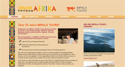 Desktop Screenshot of impala-tours.de